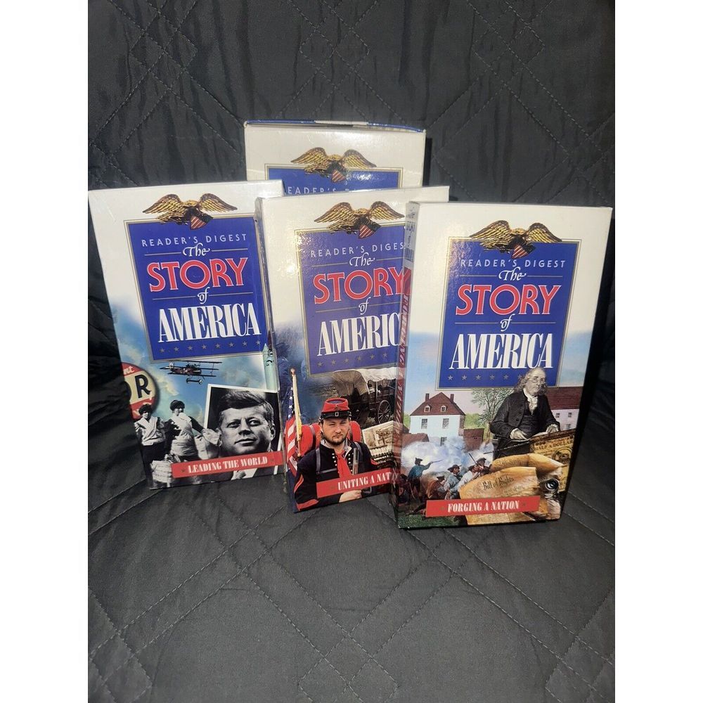 Readers Digest - The Story of America (VHS, 2001, 3-Tape Set, Readers Digest)‎